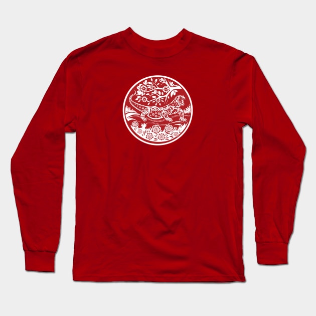 Chinese Zodiac - Dragon Long Sleeve T-Shirt by Peppermint Narwhal